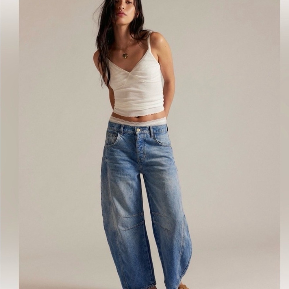 We The Free Lucky You Barrel Jeans